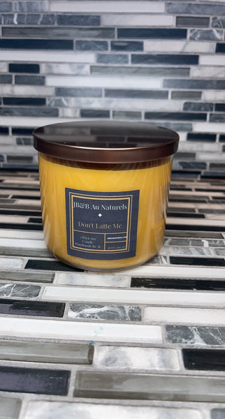 Don't Latte Me 3 Wick Candle